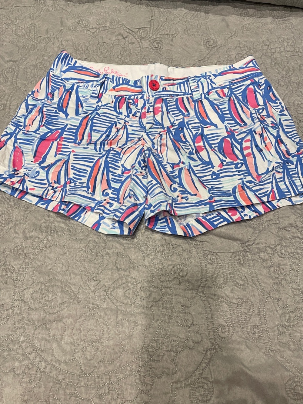 Lilly Pulitzer Red Right Return Callahan Short